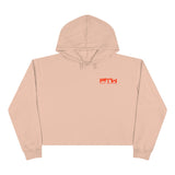 Prove Them Wrong Crop Top Hoodie With Orange Logo (Multiple Hoodie Colors Non/Embroidered)