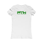 Prove Them Wrong Women's T-Shirt With Green Logo (Multiple Shirt Colors/Non Embroidered)