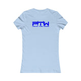 Prove Them Wrong Women's T-Shirt With Blue Logo (Multiple Shirt Colors/Non Embroidered)