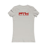 Prove Them Wrong Women's T-Shirt With Red Logo (Multiple Shirt Colors/Non Embroidered)