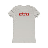 Prove Them Wrong Women's T-Shirt With Red Logo (Multiple Shirt Colors/Non Embroidered)