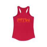 Prove Them Wrong Women's Tank Top With Orange Logo (Multiple Tank Colors/Non Embroidered)