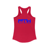 Prove Them Wrong Women's Tank Top With Blue Logo (Multiple Tank Colors/Non Embroidered)