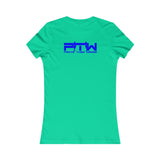 Prove Them Wrong Women's T-Shirt With Blue Logo (Multiple Shirt Colors/Non Embroidered)