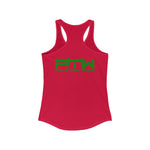 Prove Them Wrong Women's Tank Top With Green Logo (Multiple Tank Colors/Non Embroidered)