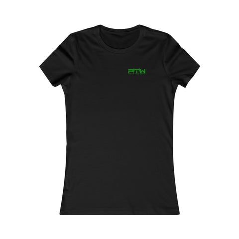 Prove Them Wrong Women's T-Shirt With Green Logo (Multiple Shirt Colors/Non Embroidered)