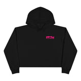 Prove Them Wrong Crop Top Hoodie With Hot Pink Logo (Multiple Hoodie Colors Non/Embroidered)