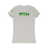 Prove Them Wrong Women's T-Shirt With Green Logo (Multiple Shirt Colors/Non Embroidered)