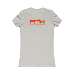 Prove Them Wrong Women's T-Shirt With Orange Logo (Multiple Shirt Colors/Non Embroidered)