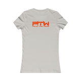 Prove Them Wrong Women's T-Shirt With Orange Logo (Multiple Shirt Colors/Non Embroidered)