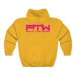 Prove Them Wrong Hoodie With Hot Pink Logo (Multiple Hoodie Colors/Non Embroidered)