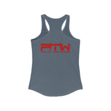 Prove Them Wrong Women's Tank Top With Red Logo (Multiple Tank Colors/Non Embroidered)