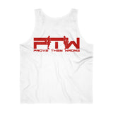 Prove Them Wrong Tank Top With Red Logo (Multiple Tank Colors/Non Embroidered)