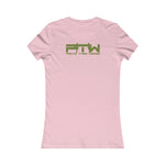 Prove Them Wrong Women's T-Shirt With Olive Green Logo (Multiple Shirt Colors/Non Embroidered)