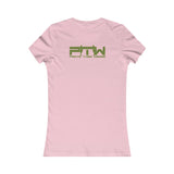 Prove Them Wrong Women's T-Shirt With Olive Green Logo (Multiple Shirt Colors/Non Embroidered)