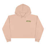 Prove Them Wrong Crop Top Hoodie With Olive Green Logo (Multiple Hoodie Colors Non/Embroidered)