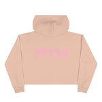 Prove Them Wrong Crop Top Hoodie With Light Pink Logo (Multiple Hoodie Colors Non/Embroidered)