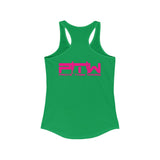 Prove Them Wrong Women's Tank Top With Hot Pink Logo (Multiple Tank Colors/Non Embroidered)