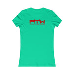 Prove Them Wrong Women's T-Shirt With Red Logo (Multiple Shirt Colors/Non Embroidered)