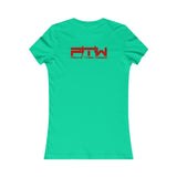 Prove Them Wrong Women's T-Shirt With Red Logo (Multiple Shirt Colors/Non Embroidered)