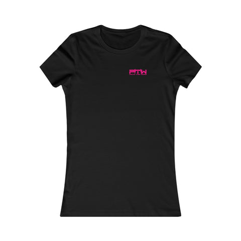 Prove Them Wrong Women's T-Shirt With Hot Pink Logo (Multiple Shirt Colors/Non Embroidered)