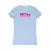 Prove Them Wrong Women's T-Shirt With Hot Pink Logo (Multiple Shirt Colors/Non Embroidered)