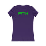 Prove Them Wrong Women's T-Shirt With Light Green Logo (Multiple Shirt Colors/Non Embroidered)