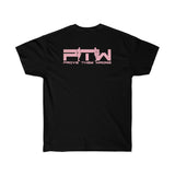 Prove Them Wrong T-Shirt With Light Pink Logo (Multiple Shirt Colors/Non Embroidered)