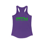 Prove Them Wrong Women's Tank Top With Light Green Logo (Multiple Tank Colors/Non Embroidered)