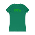 Prove Them Wrong Women's T-Shirt With Light Green Logo (Multiple Shirt Colors/Non Embroidered)