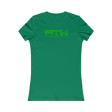 Prove Them Wrong Women's T-Shirt With Light Green Logo (Multiple Shirt Colors/Non Embroidered)