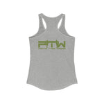 Prove Them Wrong Women's Tank Top With Olive Green Logo (Multiple Tank Colors/Non Embroidered)