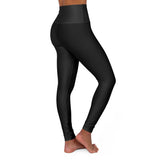 Black Prove Them Wrong High Waisted Leggings With White Logo (Non Embroidered)