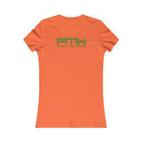 Prove Them Wrong Women's T-Shirt With Olive Green Logo (Multiple Shirt Colors/Non Embroidered)