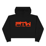 Prove Them Wrong Crop Top Hoodie With Orange Logo (Multiple Hoodie Colors Non/Embroidered)