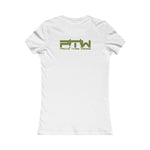 Prove Them Wrong Women's T-Shirt With Olive Green Logo (Multiple Shirt Colors/Non Embroidered)