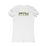 Prove Them Wrong Women's T-Shirt With Olive Green Logo (Multiple Shirt Colors/Non Embroidered)