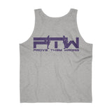 Prove Them Wrong Tank Top With Purple Logo (Multiple Tank Colors/Non Embroidered)