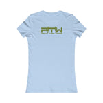 Prove Them Wrong Women's T-Shirt With Olive Green Logo (Multiple Shirt Colors/Non Embroidered)