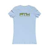 Prove Them Wrong Women's T-Shirt With Olive Green Logo (Multiple Shirt Colors/Non Embroidered)