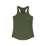 Prove Them Wrong Women's Tank Top With Light Green Logo (Multiple Tank Colors/Non Embroidered)