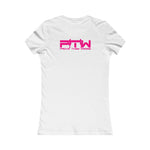 Prove Them Wrong Women's T-Shirt With Hot Pink Logo (Multiple Shirt Colors/Non Embroidered)