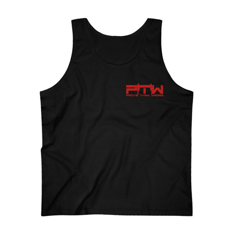 Prove Them Wrong Tank Top With Red Logo (Multiple Tank Colors/Non Embroidered)