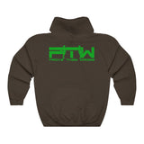 Prove Them Wrong Hoodie With Light Green Logo (Multiple Hoodie Colors/Non Embroidered)