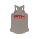 Prove Them Wrong Women's Tank Top With Red Logo (Multiple Tank Colors/Non Embroidered)