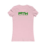 Prove Them Wrong Women's T-Shirt With Green Logo (Multiple Shirt Colors/Non Embroidered)