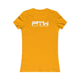 Prove Them Wrong Women's T-Shirt With White Logo (Multiple Shirt Colors/Non Embroidered)