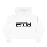 Prove Them Wrong Crop Top Hoodie With Black Logo (Multiple Hoodie Colors Non/Embroidered)