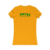 Prove Them Wrong Women's T-Shirt With Green Logo (Multiple Shirt Colors/Non Embroidered)