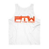 Prove Them Wrong Tank Top With Orange Logo (Multiple Tank Colors/Non Embroidered)